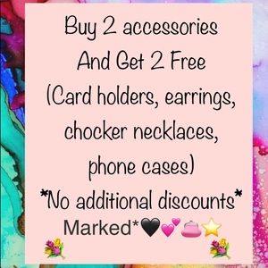 BOGO accessories 💕🖤⭐️👛